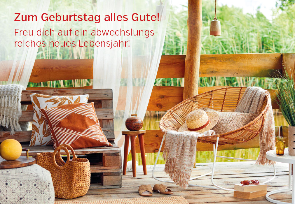 Geburtstag - sonnendurchflutete Veranda Geburtstag - sonnendurchflutete Veranda