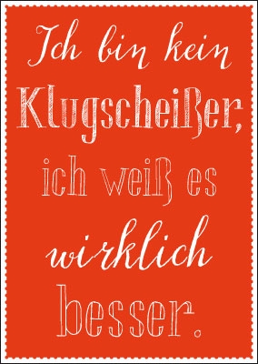 Spruchkarte - Ich bin kein Spruchkarte - Ich bin kein