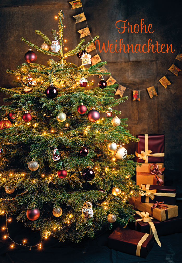 Weihnachten Doppelkarte