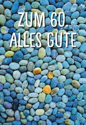 Zahlengeburtstag - verschiedene, blaue Steine Zahlengeburtstag - verschiedene, blaue Steine
