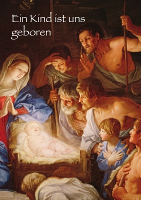 Weihnachten - leuchtendes Jesu Kind