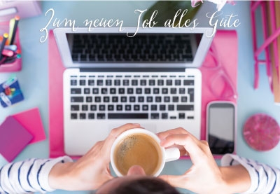 Jobwechsel - Laptop, Kaffee, Handy Jobwechsel - Laptop, Kaffee, Handy