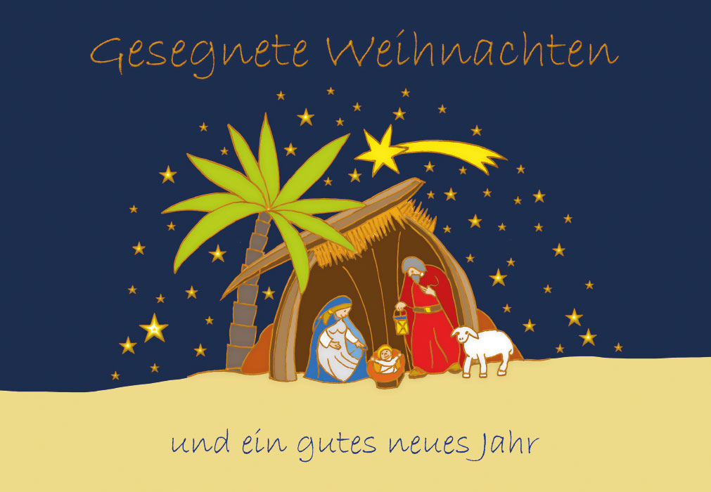 Weihnachten - Weihnachtsstern, Sterne, Krippe, Familie Weihnachten - Weihnachtsstern, Sterne, Krippe, Familie