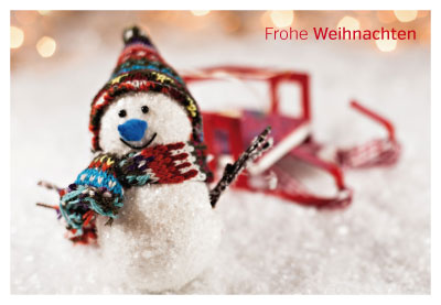Weihnachten - Doppelkarte