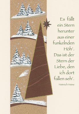 Weihnachten - Doppelkarte