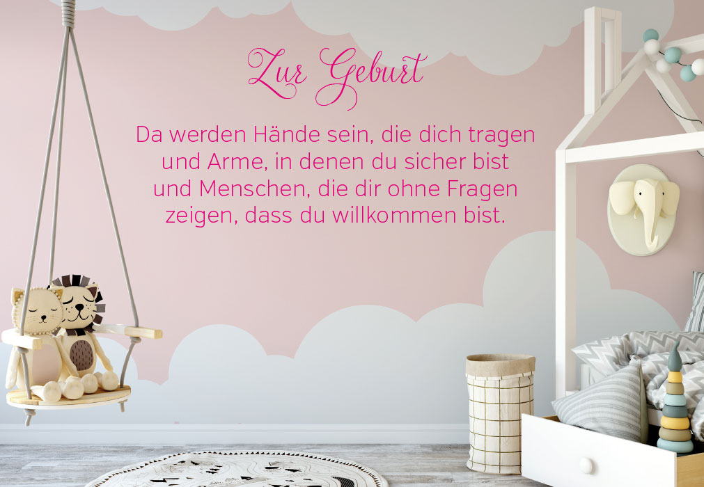 Geburt - frisch gestrichene Wand Geburt - frisch gestrichene Wand