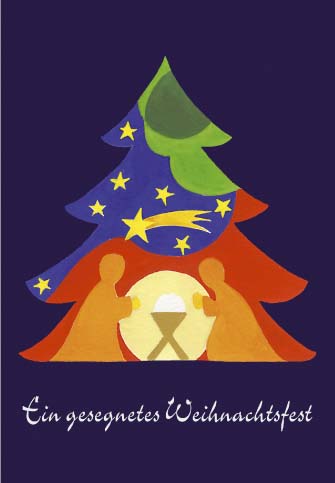 Weihnachten - Doppelkarte