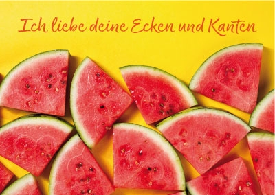Postkarte - Wassermelonenecken Postkarte - Wassermelonenecken