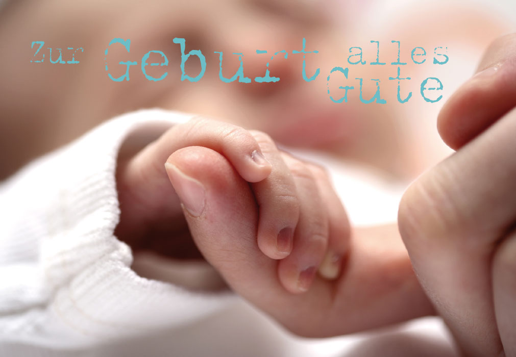 Geburt - Hand um Finger Geburt - Hand um Finger