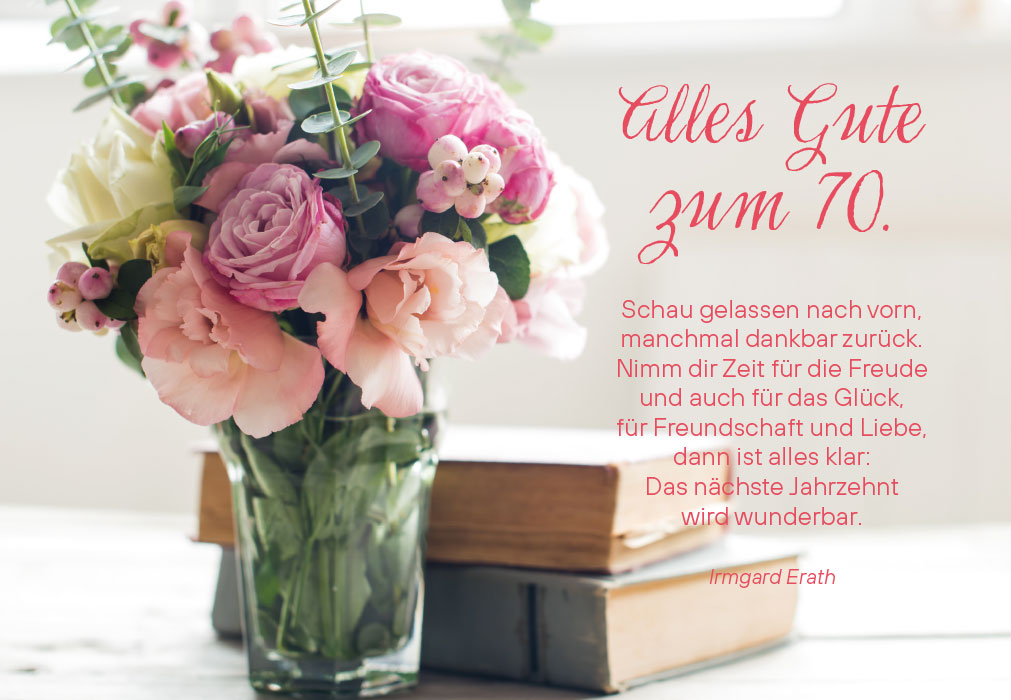 Zahlengeburtstag - rosa, weißer Blumenstrauß in Vase Zahlengeburtstag - rosa, weißer Blumenstrauß in Vase