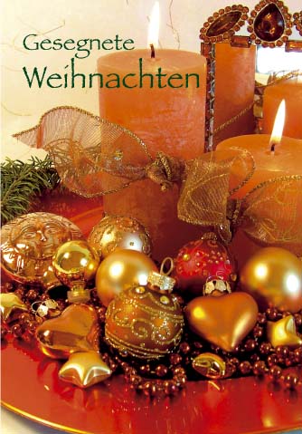 Weihnachten - Doppelkarte