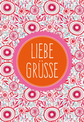 Post mit Herz - Liebe Grüße Post mit Herz - Liebe Grüße