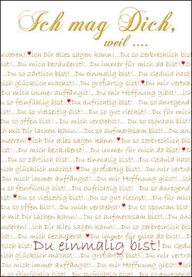 Geburtstag - Handlettering, viel Text und Herzen Geburtstag - Handlettering, viel Text und Herzen