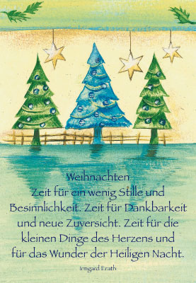Weihnachten - Doppelkarte 