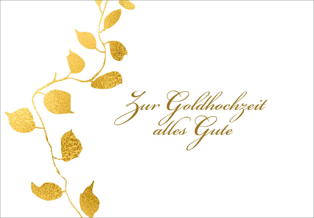 Goldhochzeit - Ranke aus Gold Goldhochzeit - Ranke aus Gold