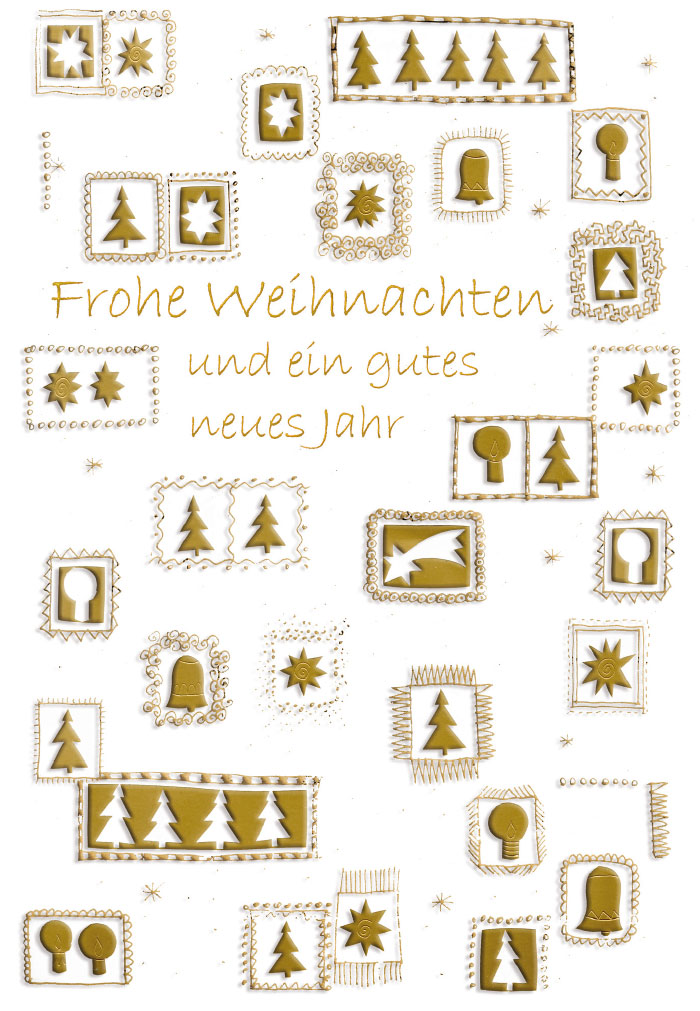 Weihnachten - Christbäume, Weihnachtsstern, Sterne, illustriert Weihnachten - Christbäume, Weihnachtsstern, Sterne, illustriert