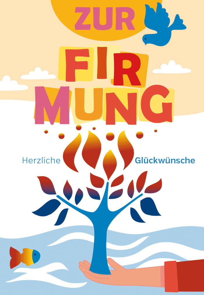 Firmung - Friedensbaum, heiliger Geist, Fisch Firmung - Friedensbaum, heiliger Geist, Fisch