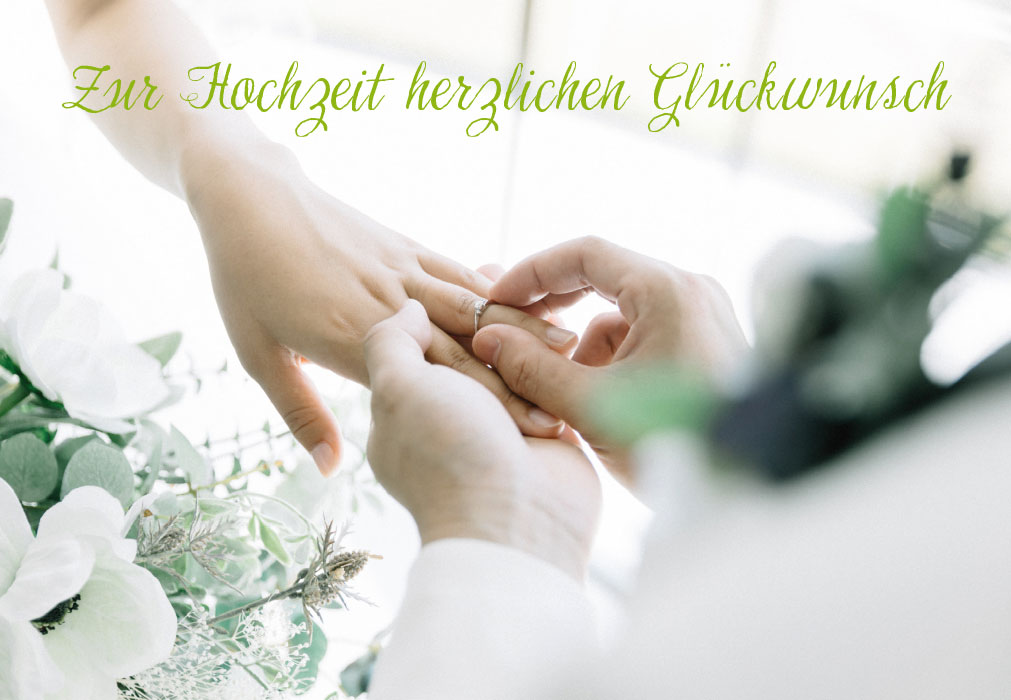 Hochzeit - Ring anstecken  Hochzeit - Ring anstecken