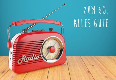 Zahlengeburtstag - Retro Radiowecker Zahlengeburtstag - Retro Radiowecker