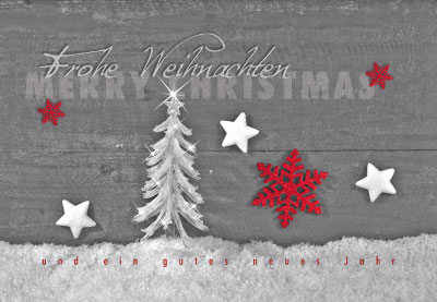 Weihnachten - Doppelkarte Sterne Weihnachten - Doppelkarte Sterne