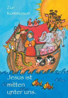 Kommunion - Doppelkarte Arche auf Meer Kommunion - Doppelkarte Arche auf Meer