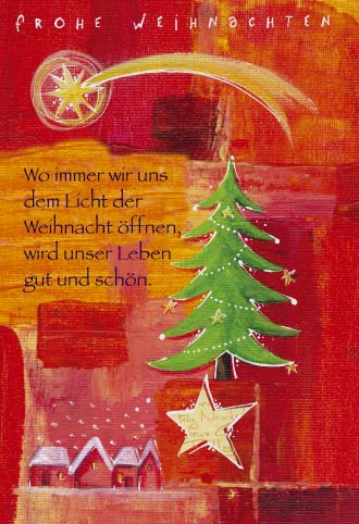 Weihnachten - Doppelkarte
