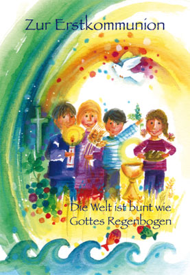 Kommunion - Doppelkarte Kinder; Kelch, Wasser