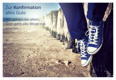Konfirmation - Doppelkarte Kaimauer Konfirmation - Doppelkarte Kaimauer