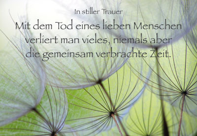 Trauer - Doppelkarte zarte Gräser Trauer - Doppelkarte zarte Gräser