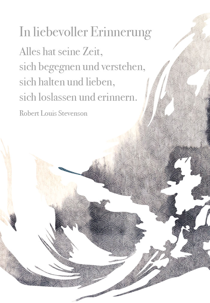 Trauer - Abstrakte Illustration