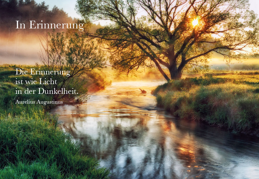 Trauer - Bäume, Landschaft, Fluss