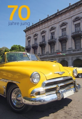 Zahlengeburtstag - gelbes, Cadi Cabriolet  Zahlengeburtstag - gelbes, Cadi Cabriolet