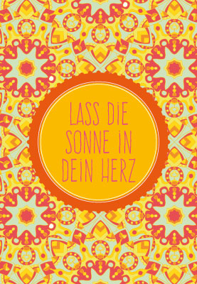 Post mit Herz - Sonne Post mit Herz - Sonne