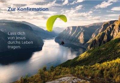 Konfirmation - Gleitschirmflug ?ber Wasser Konfirmation - Gleitschirmflug ?ber Wasser