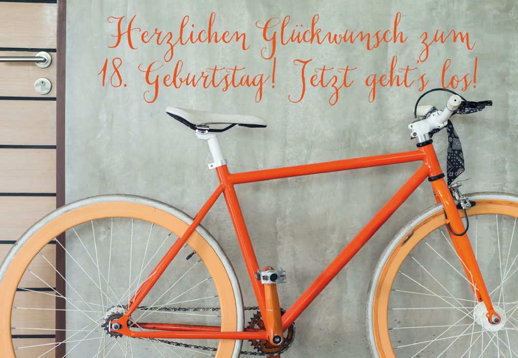 Zahlengeburtstag - stylisches Rad Zahlengeburtstag - stylisches Rad