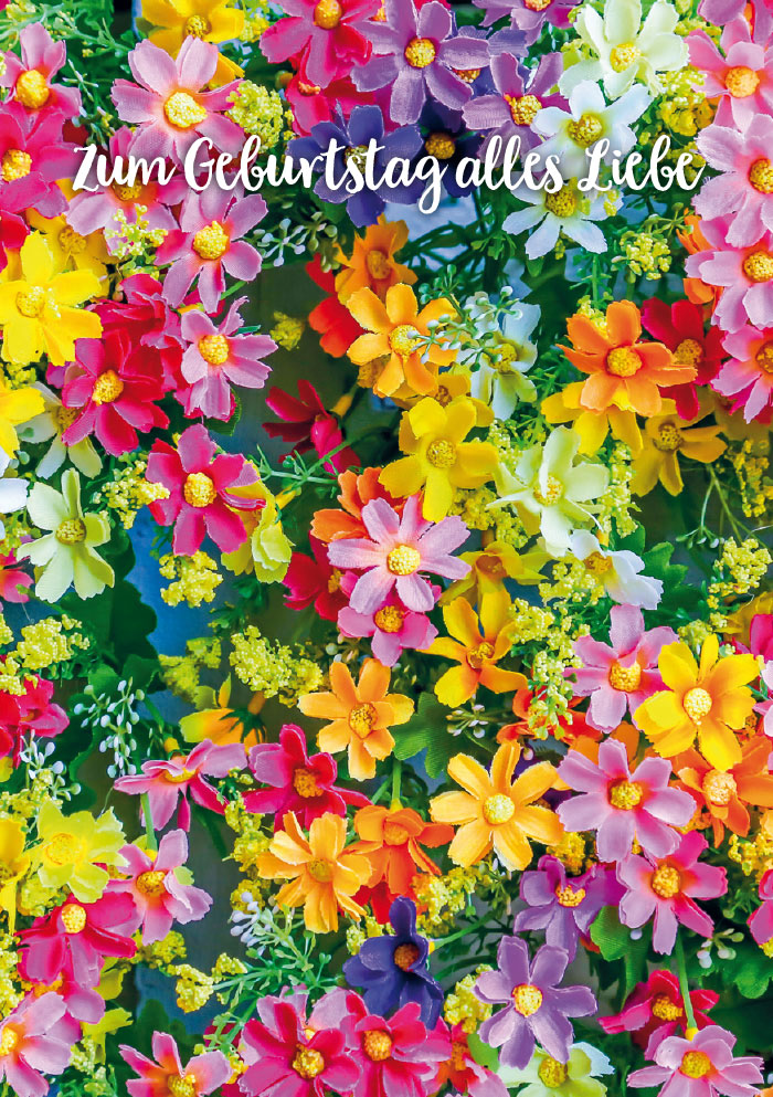 Kleine Kartengrüße - Blumenmeer Kleine Kartengrüße - Blumenmeer