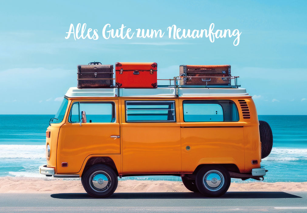 Neuanfang - Glückwunschkarte