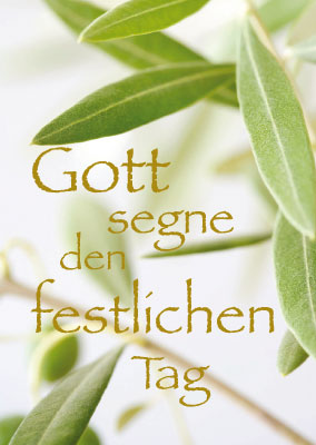 Priester, Schwester, Jubiläum - Doppelkarte Blätter Priester, Schwester, Jubiläum - Doppelkarte Blätter