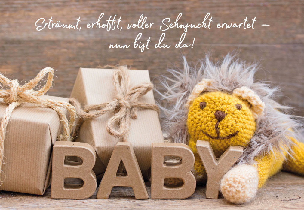 Geburt - Pakete, Löwe, Baby