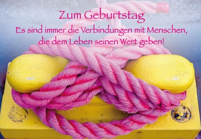 Geburtstag - rosa Strick, gelbe Befestigung  Geburtstag - rosa Strick, gelbe Befestigung