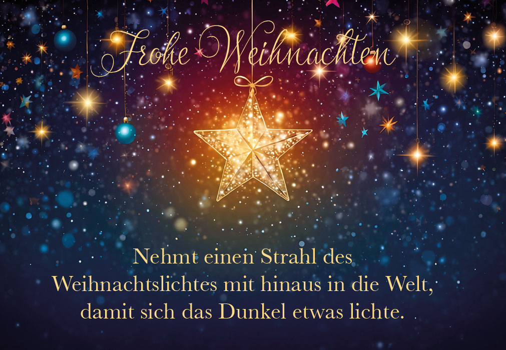 Weihnachten -großer funkelnder Stern Weihnachten -großer funkelnder Stern