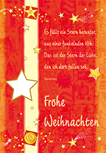 Weihnachten - Glückwunschkarte