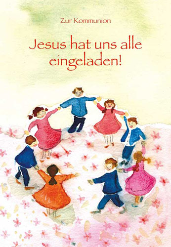 Kommunion - Kinder im Kreis, tanzend Kommunion - Kinder im Kreis, tanzend