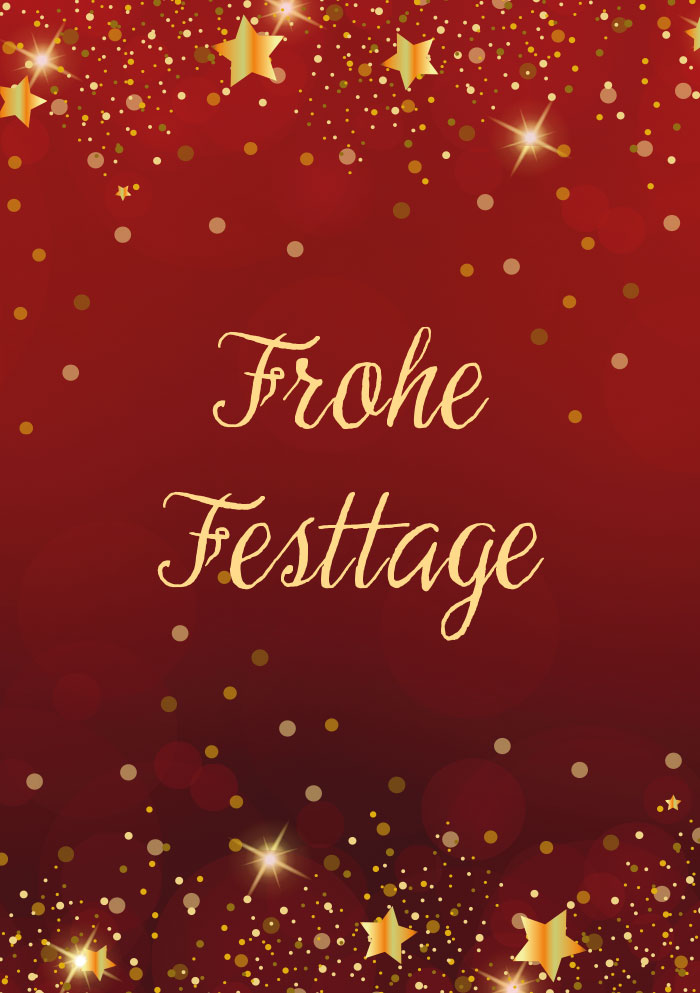 Weihnachten - Kleine Kartengrüße, roter Grund, funkelnde Sterne Weihnachten - Kleine Kartengrüße, roter Grund, funkelnde Sterne