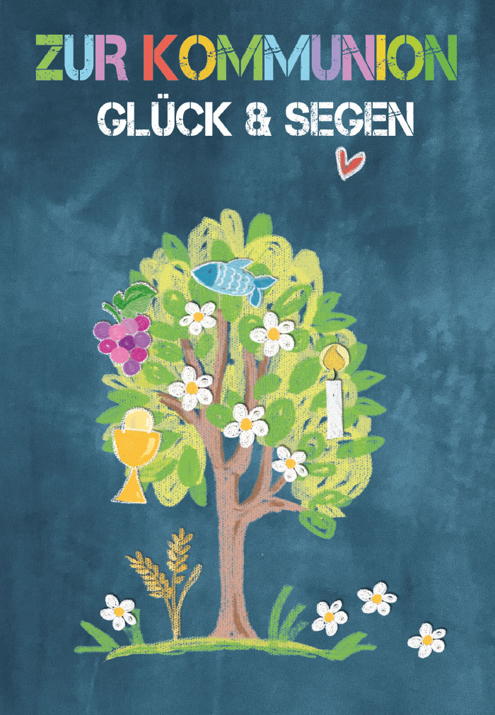 Kommunion - der Baum des Lebens, Illustration Kommunion - der Baum des Lebens, Illustration