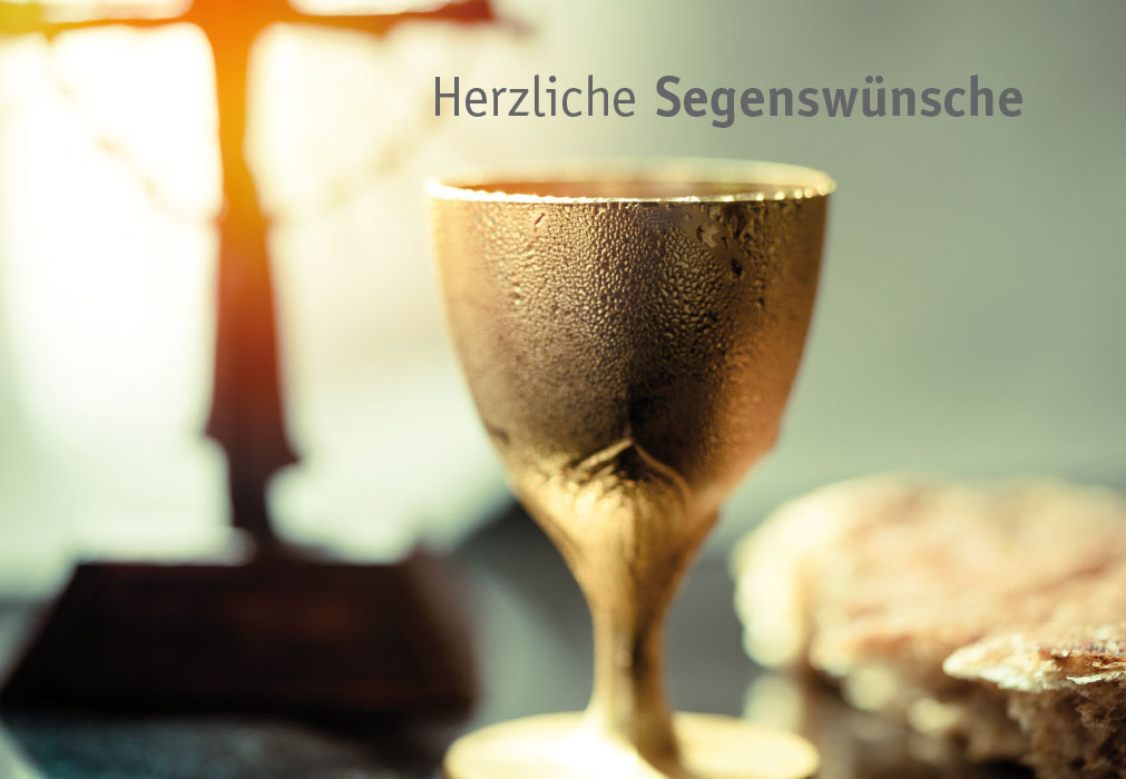 Priester, Schwester, Jubiläum - Doppelkarte - Kelch, Hostie, Kreuz Priester, Schwester, Jubiläum - Doppelkarte - Kelch, Hostie, Kreuz