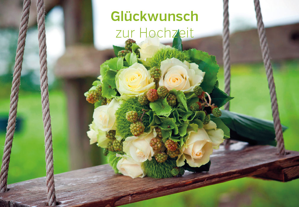 Hochzeit - Hochzeitsstrauß auf Holzschaukel Hochzeit - Hochzeitsstrauß auf Holzschaukel
