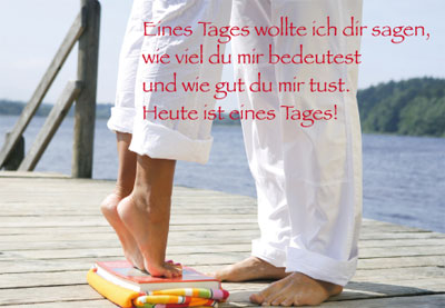 Gedanken - Doppelkarte stehen und auf Zehenspitzen