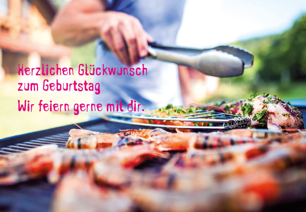 Geburtstag - Mann, Grillzange, Grill Geburtstag - Mann, Grillzange, Grill
