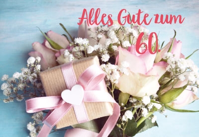 Zahlengeburtstag - Geschenk, Blumen Herz  Zahlengeburtstag - Geschenk, Blumen Herz